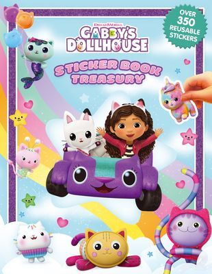 Gabbys Dollhouse Universal Sticker Book Treasury