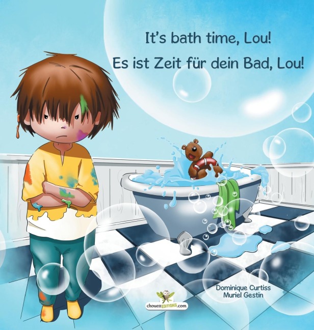Its bath time, Lou! - Es ist Zeit für dein Bad, Lou!