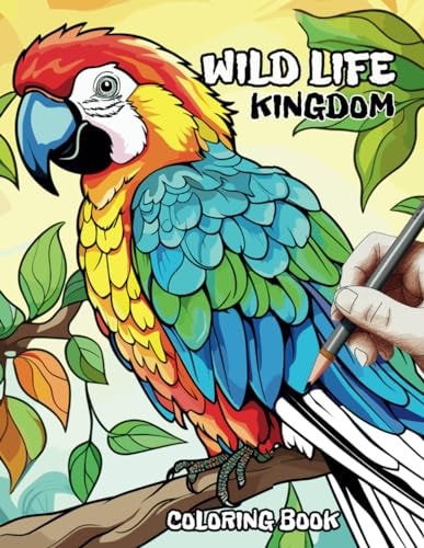 Wild Life Kingdom Coloring Book