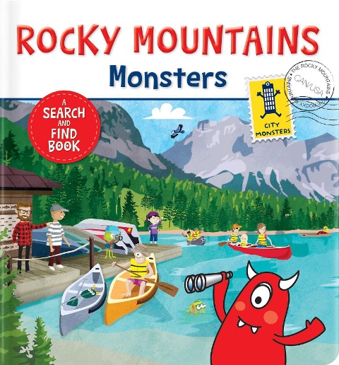 Rocky Mountains Monsters: A Search and Find Board Book for Kids Hidden Pictures & Interactive Picture Book Ages 3-6, Preschool - Grade 1: A Search and Find Book