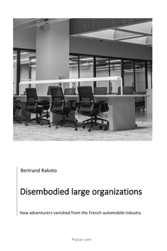 Disembodied Large Organizations How Adventurers Vanished from the French Automobile Industry