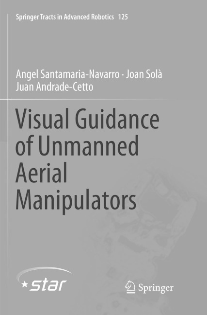 Visual Guidance of Unmanned Aerial Manipulators