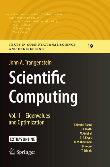 Scientific Computing: Vol. II - Eigenvalues and Optimization