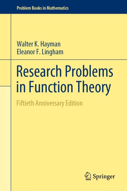 Research Problems in Function Theory: Fiftieth Anniversary Edition