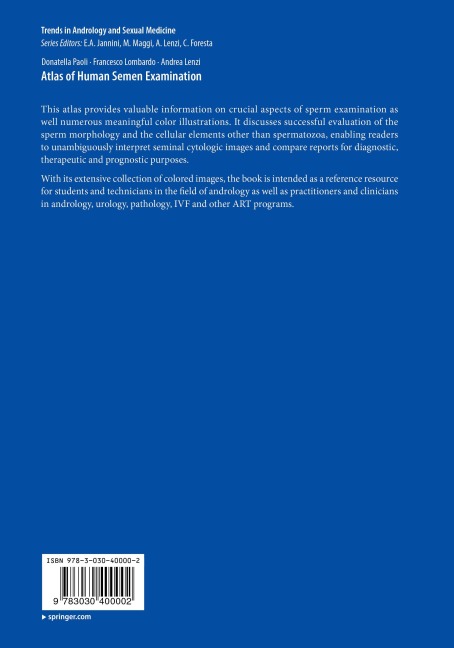 Atlas of Human Semen Examination