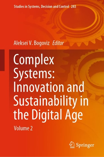 Complex Systems: Innovation and Sustainability in the Digital Age Volume 2