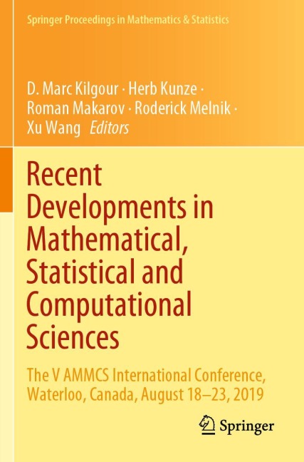 Recent Developments in Mathematical, Statistical and Computational Sciences: The V AMMCS International Conference, Waterloo, Canada, August 18-23, 2019