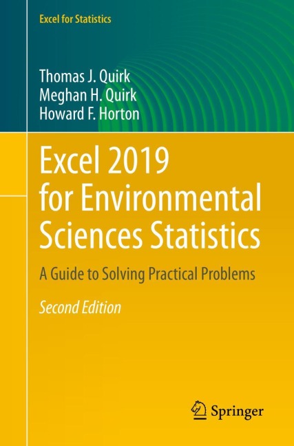 Excel 2019 for Environmental Sciences Statistics: A Guide to Solving Practical Problems