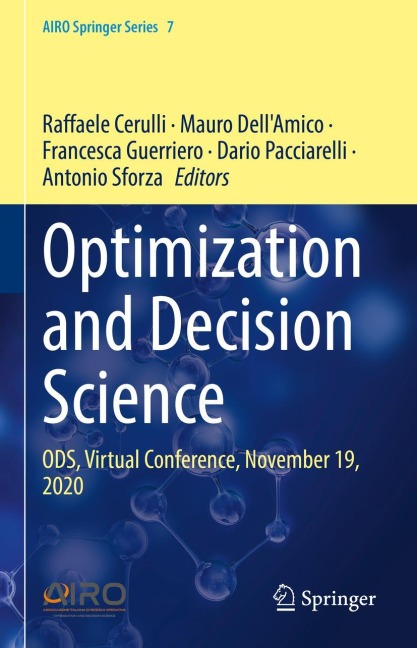 Optimization and Decision Science: ODS, Virtual Conference, November 19, 2020