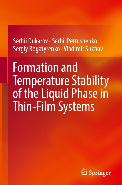 Formation and Temperature Stability of the Liquid Phase in Thin-Film Systems