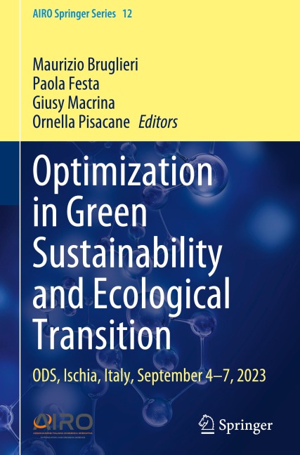 Optimization in Green Sustainability and Ecological Transition: ODS, Ischia, Italy, September 4-7, 2023