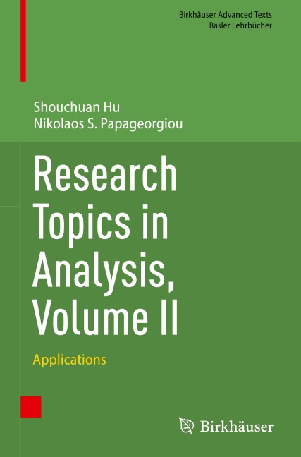 Research Topics in Analysis, Volume II: Applications