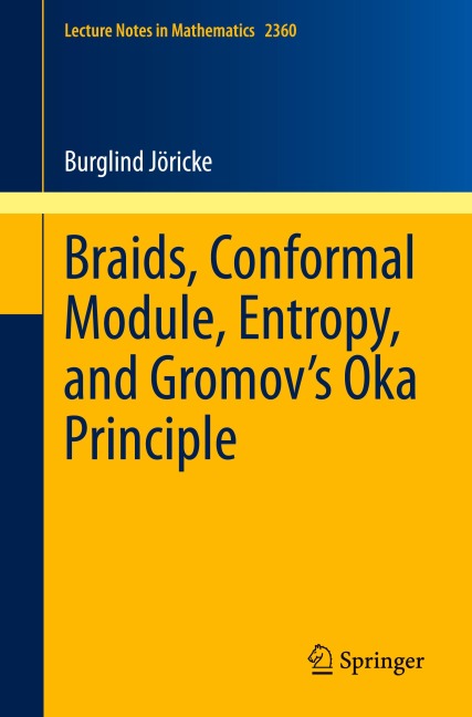 Braids, Conformal Module, Entropy, and Gromovs Oka Principle