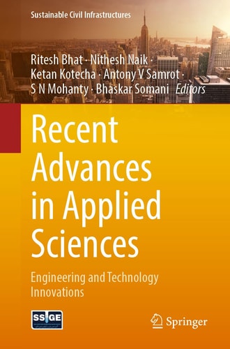 Recent Advances in Applied Sciences Engineering and Technology Innovations