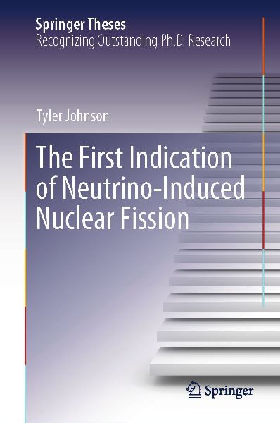 The First Indication of Neutrino-Induced Nuclear Fission