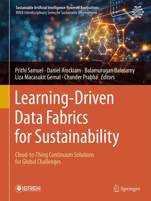Learning-Driven Data Fabrics for Sustainability: Cloud-to-Thing Continuum Solutions for Global Challenges