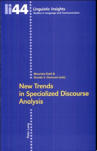 New Trends in Specialized Discourse Analysis
