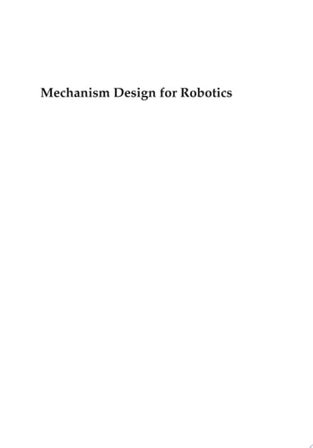 Mechanism Design for Robotics