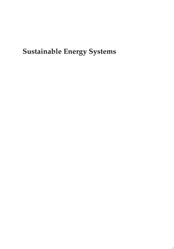 Sustainable Energy Systems: From Primary to End-Use