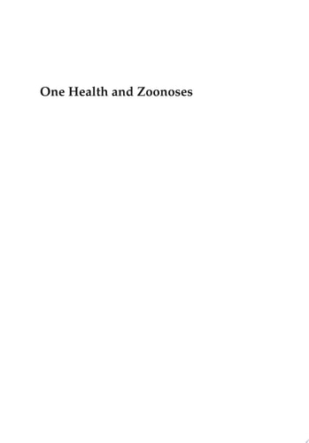 One Health and Zoonoses