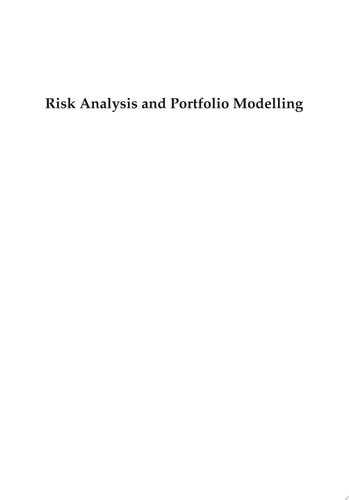 Risk Analysis and Portfolio Modelling