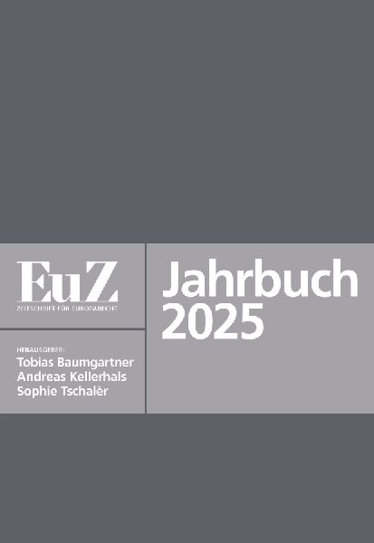 EuZ - Zeitschrift für Europarecht - Jahrbuch 2025