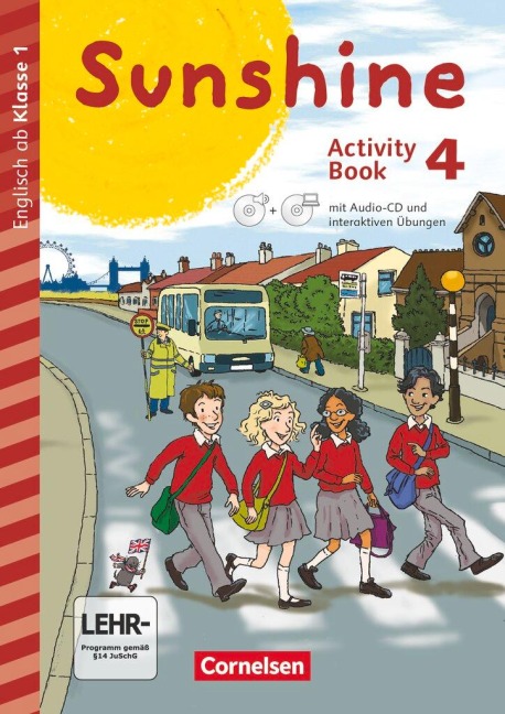 Sunshine - Early Start Edition 4. Schuljahr - Nordrhein-Westfalen - Activity Book mit interaktiven Übungen auf scook.de: Mit CD-ROM, Audio-CD, Minibildkarten und Faltbox