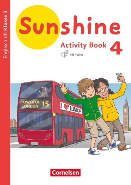 Sunshine 4. Schuljahr. Baden-Württemberg, Hessen, Niedersachsen - Activity Book: Mit Audio-CD