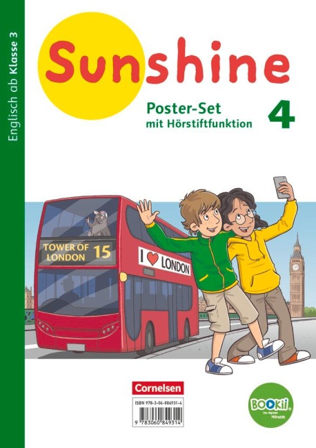 Sunshine 4. Schuljahr. Zu allen Ausgaben - Poster-Set mit Bookii-Funktion und Beilage: 3 verschiedene Poster
