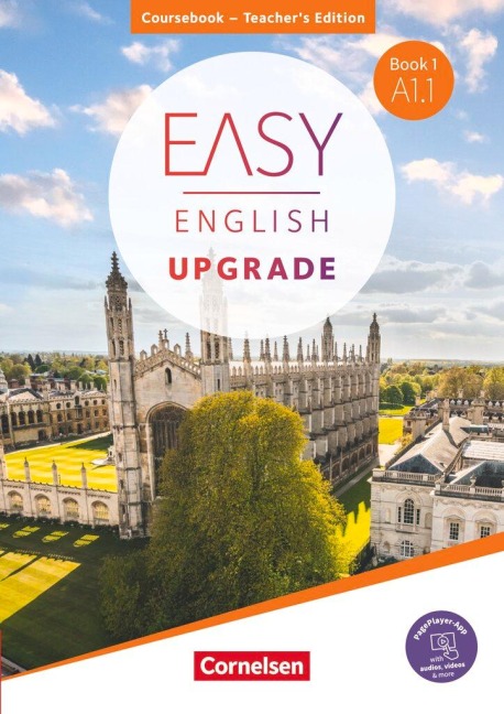 Easy English Upgrade. Book 1 - A1.1. - Coursebook - Teachers Edition: Mit PagePlayer-App inkl. Audios, Videos, Texten und Übungen