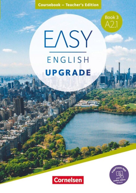 Easy English Upgrade - Englisch für Erwachsene - Book 3: A2.1. Coursebook - Teachers Edition - Inkl. PagePlayer-App