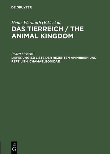Liste Der Rezenten Amphibien und Reptilien: Chamaeleonidae