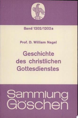 Geschichte des christlichen Gottesdienstes