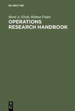 Operations research handbook: Standard algorithms and methods with examples