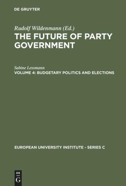 Budgetary Politics and Elections: An Investigation of Public Expenditures in West Germany