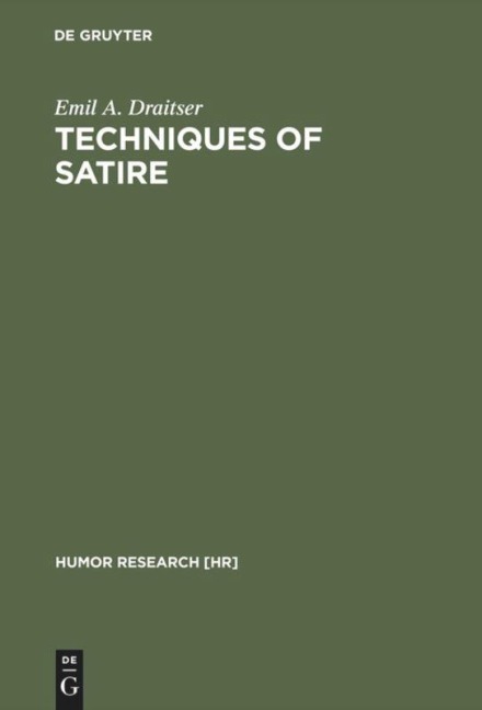 Techniques of Satire: The Case of Saltykov-¿cedrin
