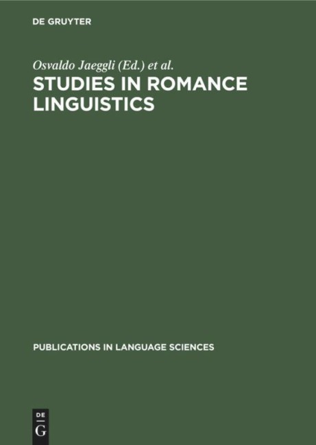 Studies in Romance Linguistics: Selected Papers of the Fourteenth Linguistic Symposium on Romance Languages