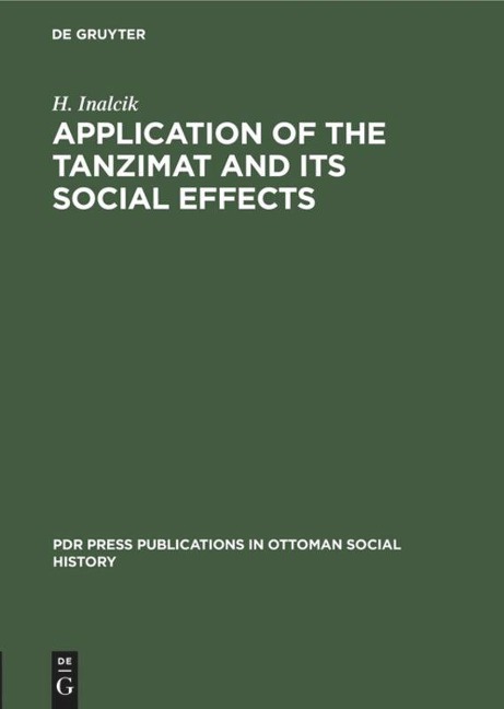 Application of the Tanzimat and its social effects