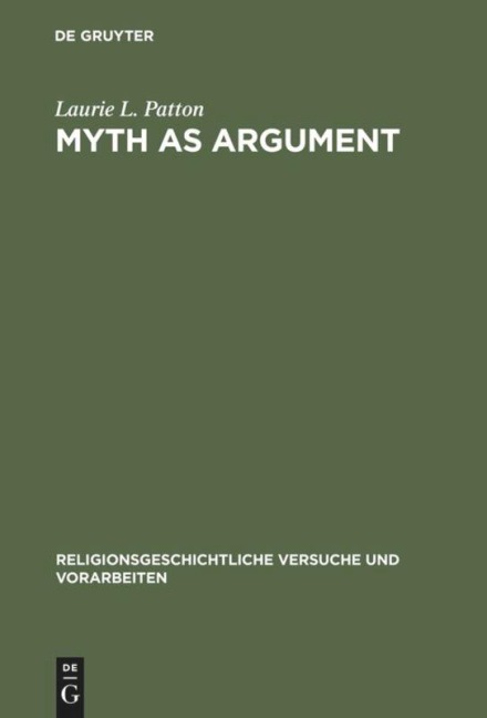 Myth as Argument: The Brhaddevata as Canonical Commentary