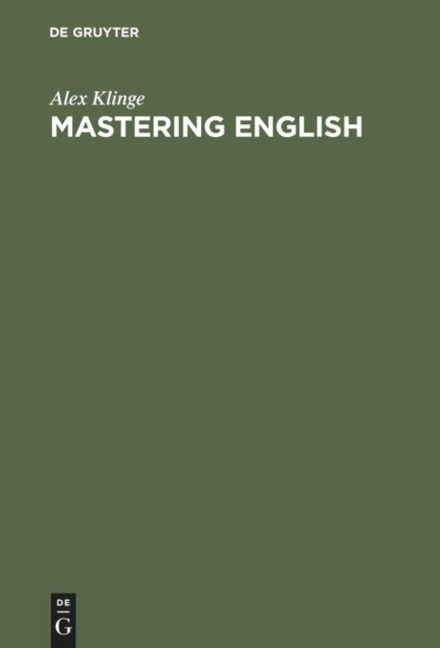 Mastering English: A Students Workbook and Guide
