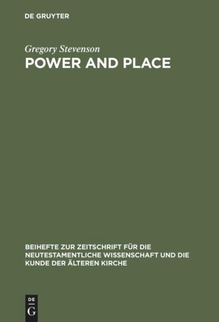 Power and Place: Temple and Identity in the Book of Revelation