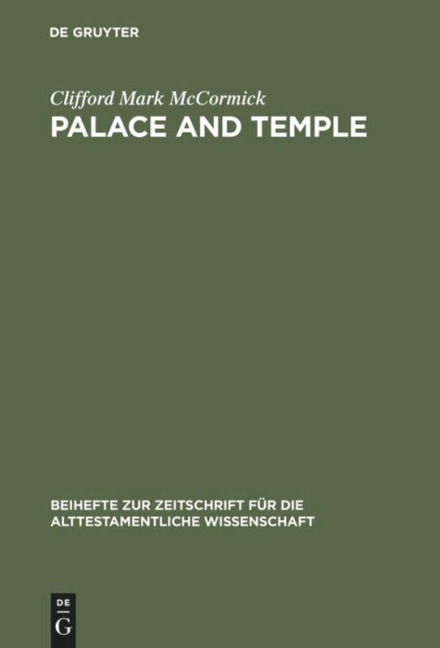 Palace and Temple: A Study of Architectural and Verbal Icons