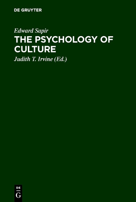The Psychology of Culture: A Course of Lectures