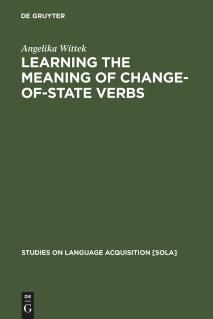 Learning the meaning of change-of-state verbs: A case study of German child language
