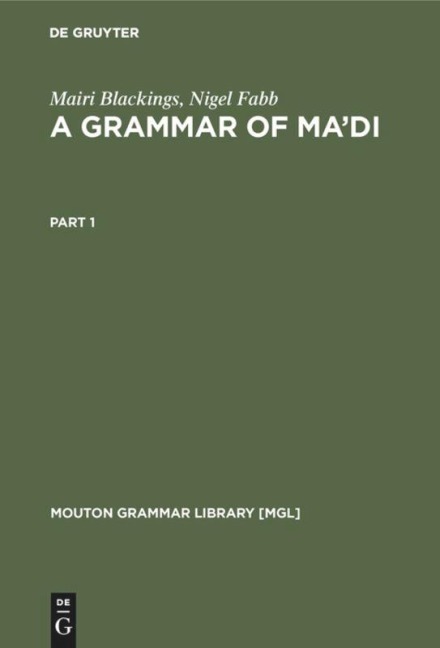 A Grammar of Madi