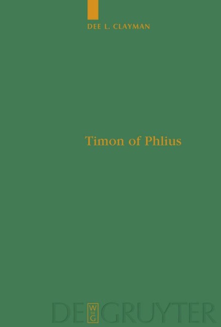 Timon of Phlius: Pyrrhonism into Poetry