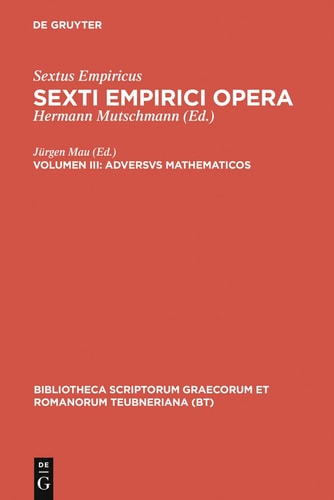 Adversus Mathematicos Libros I-VI Continens