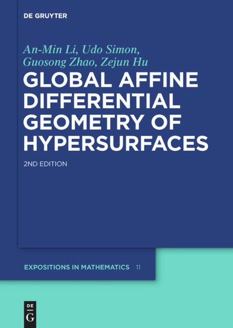 Global Affine Differential Geometry of Hypersurfaces