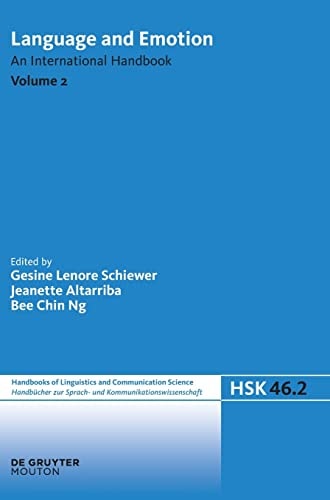Language and Emotion An International Handbook
