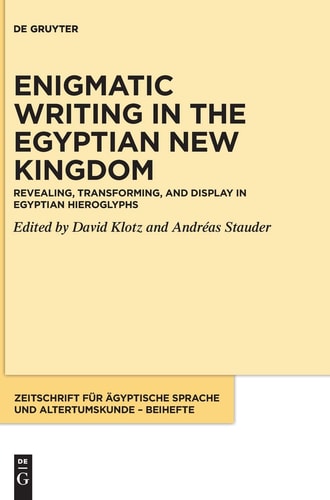 Revealing, Transforming, and Display in Egyptian Hieroglyphs